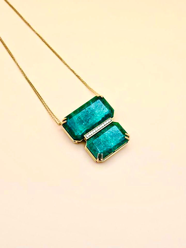 Emerald Statement Necklace