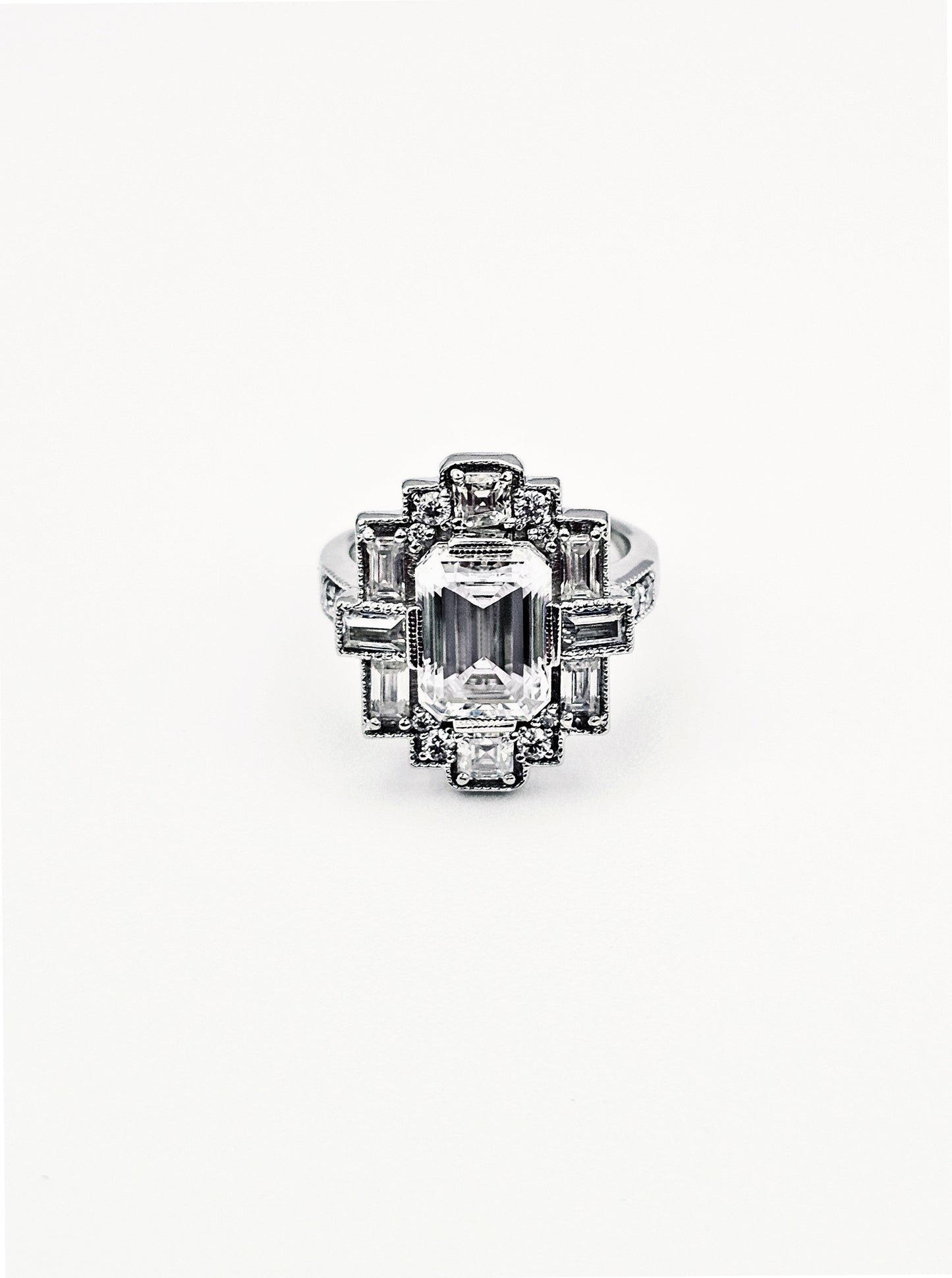 Art Deco Cluster Ring