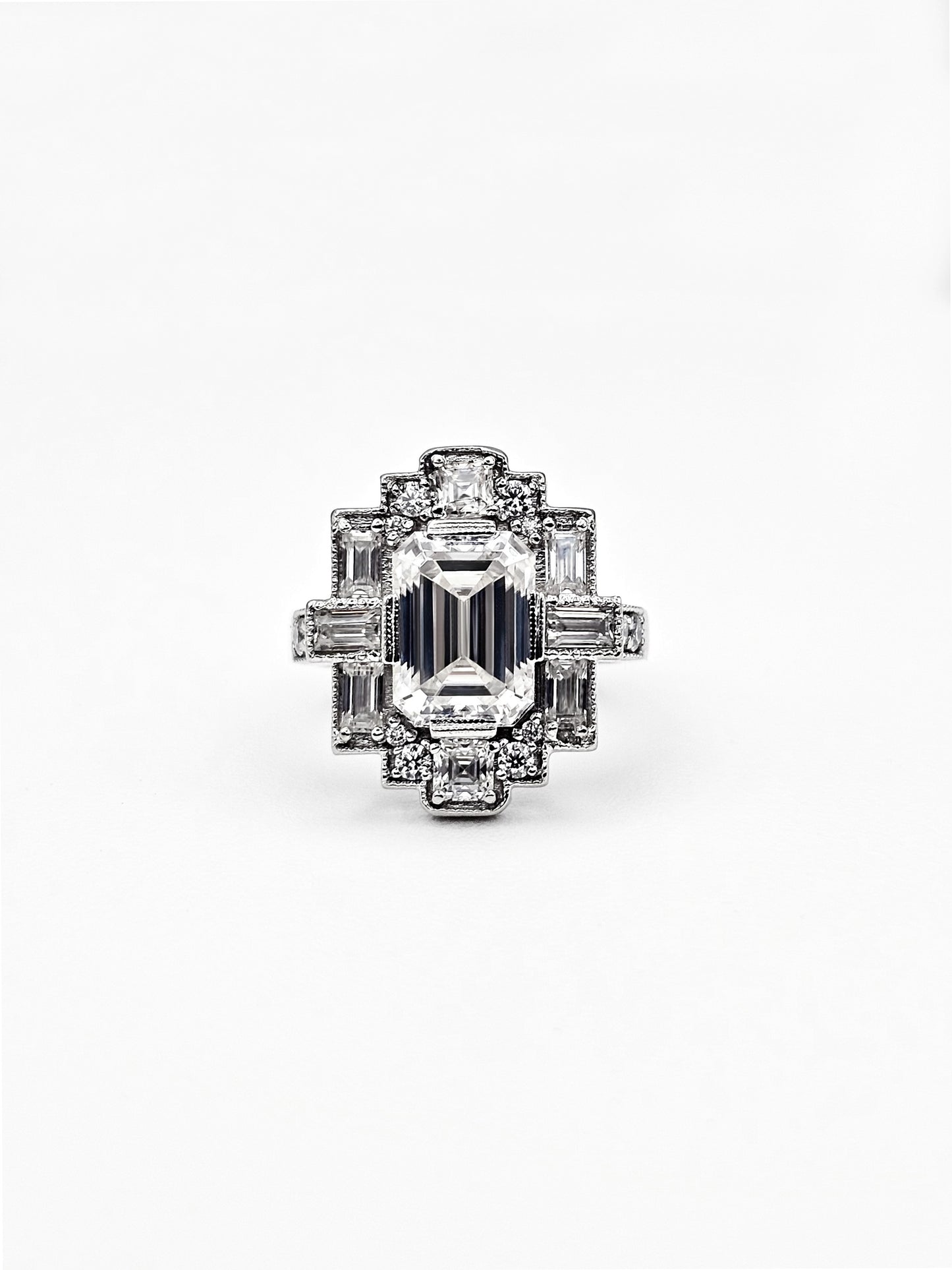 Art Deco Cluster Ring