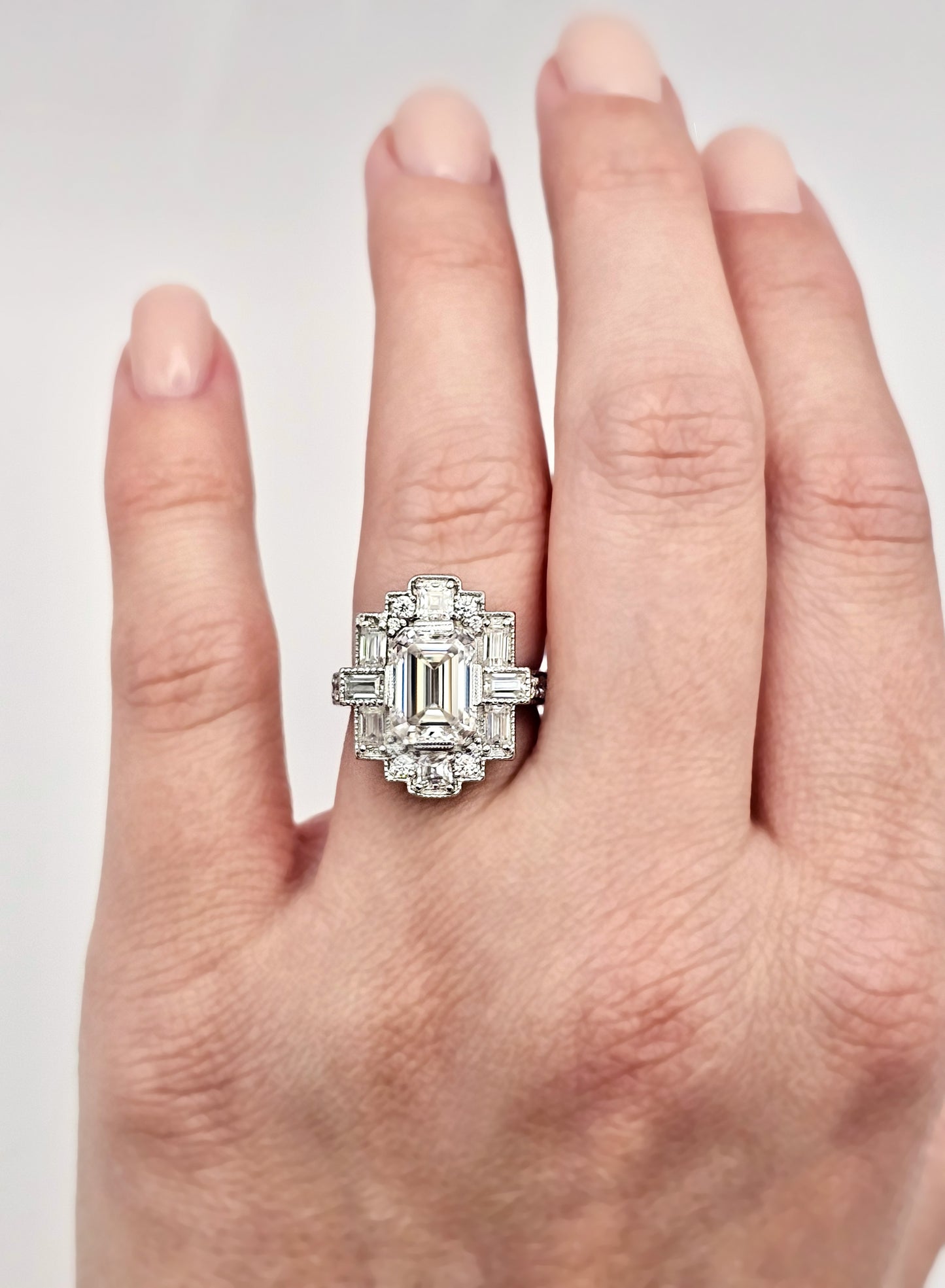 Art Deco Cluster Ring