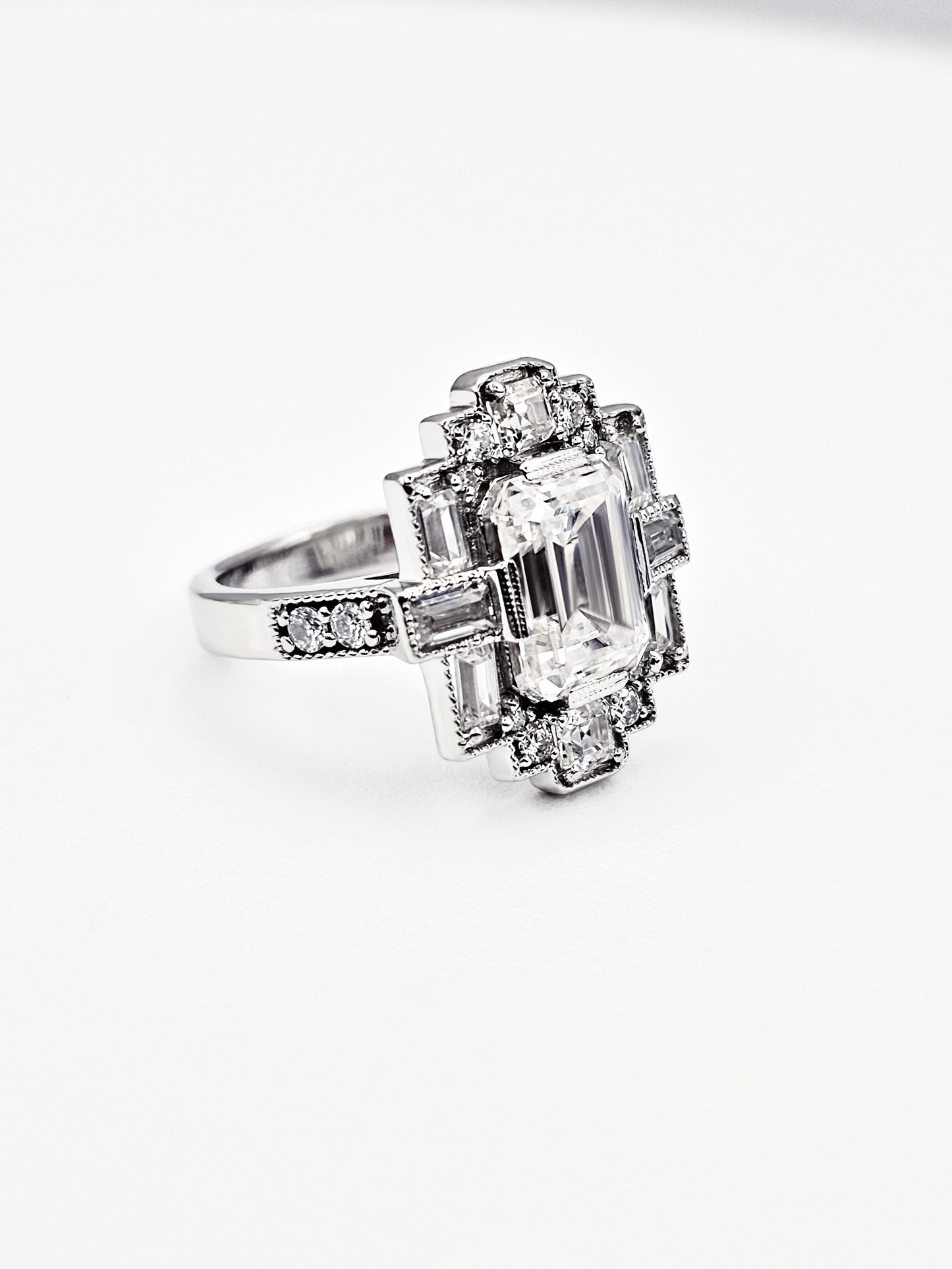Art Deco Cluster Ring