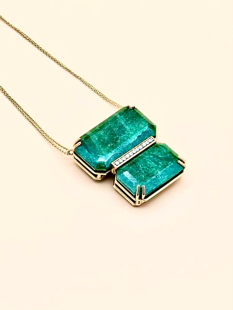 Emerald Statement Necklace