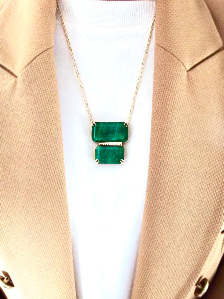 Emerald Statement Necklace