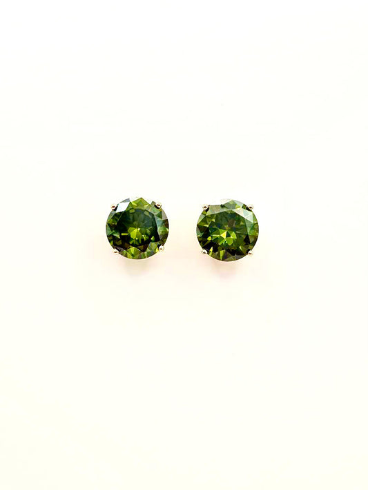Peridot Studs