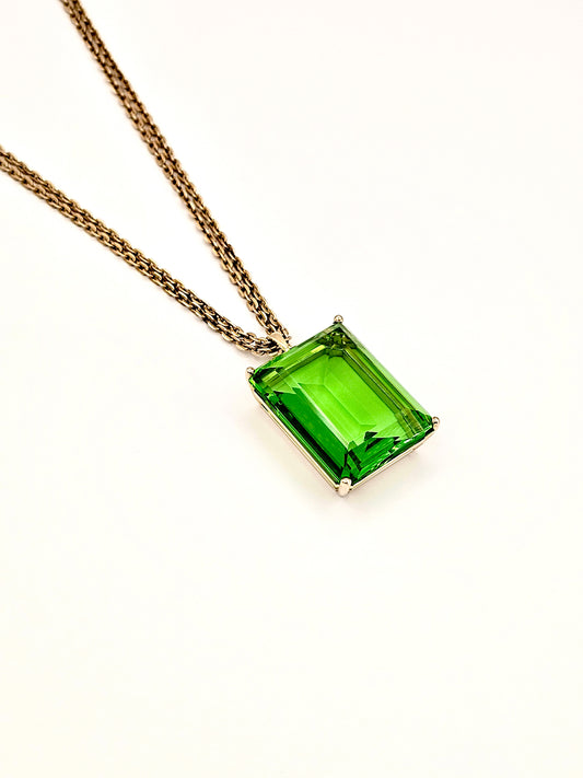 Peridot Pendant Necklace