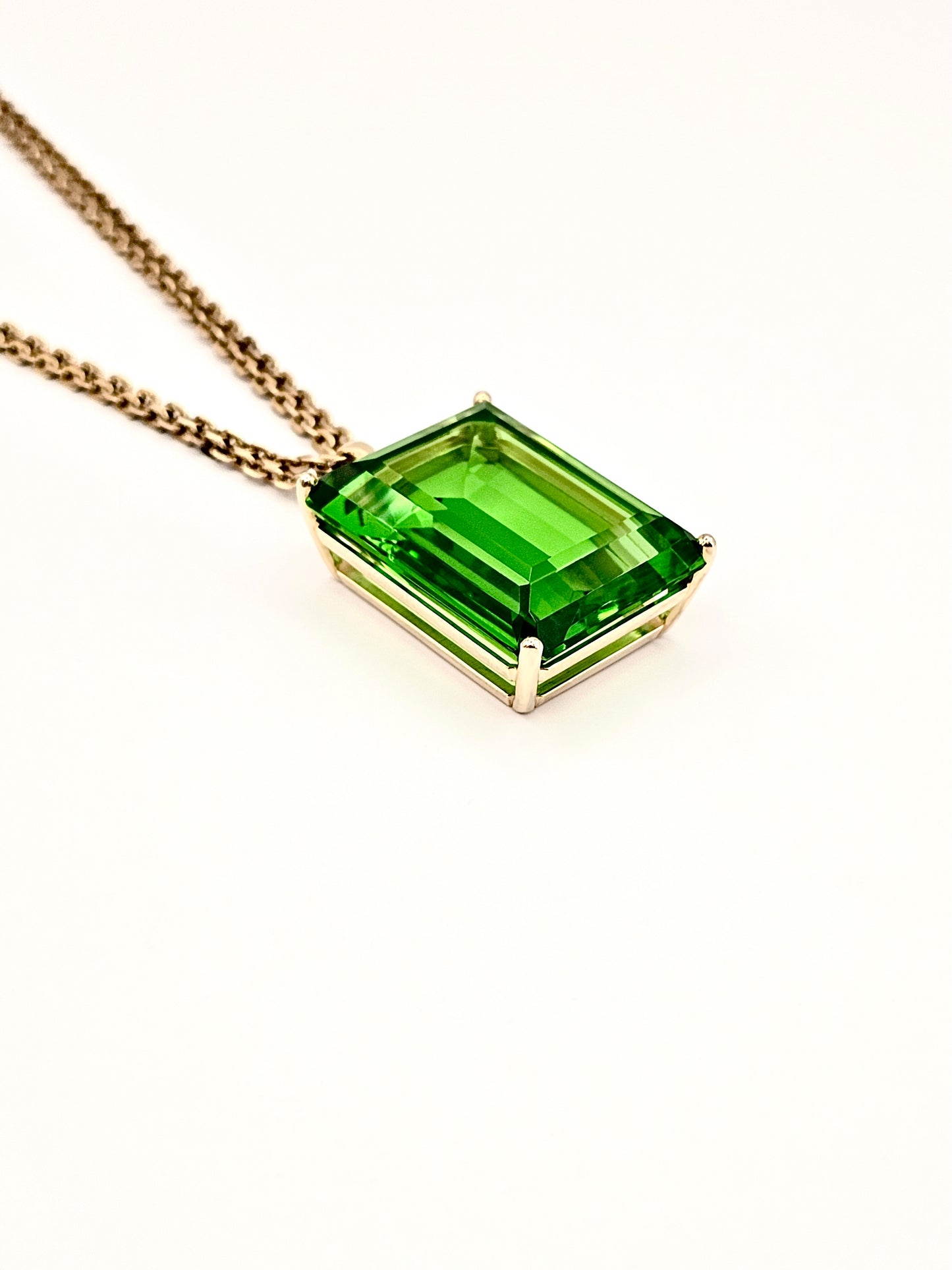 Peridot Pendant Necklace