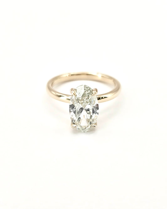 Taelor Oval Solitaire Ring