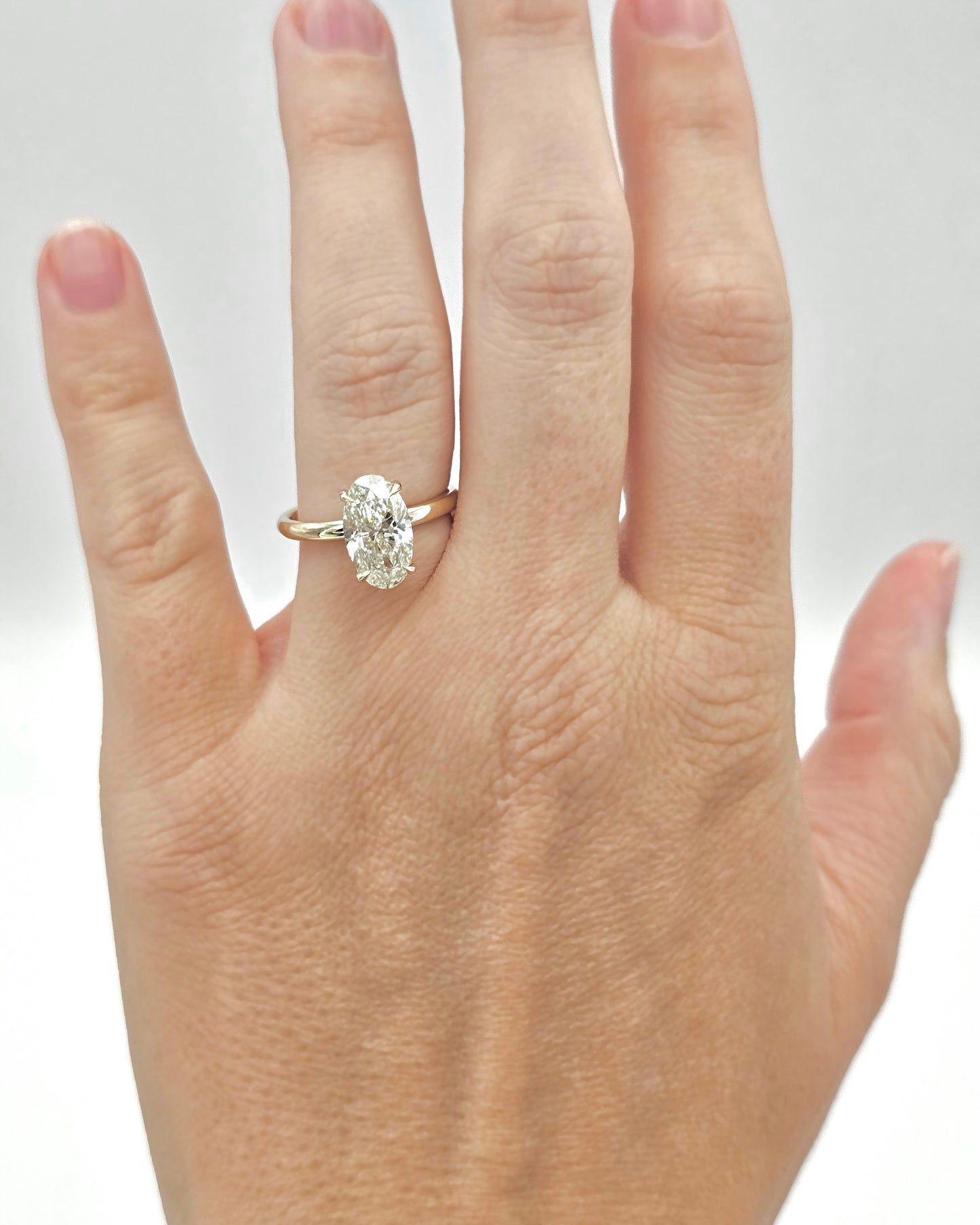 Taelor Oval Solitaire Ring