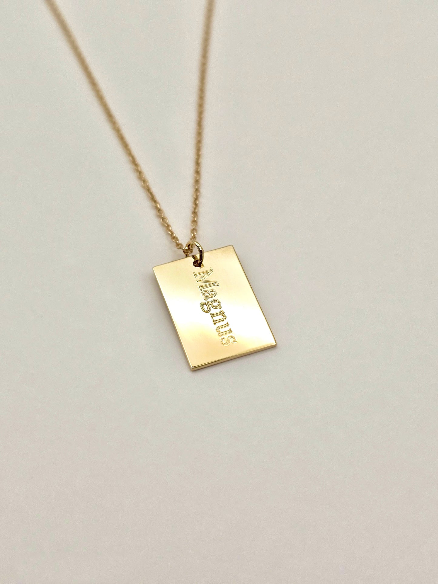 Personalized Tag Necklace