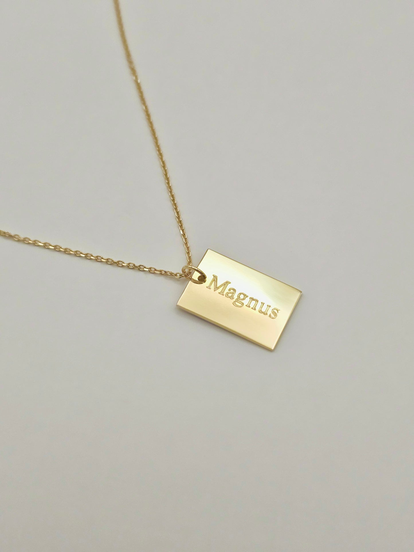 Personalized Tag Necklace