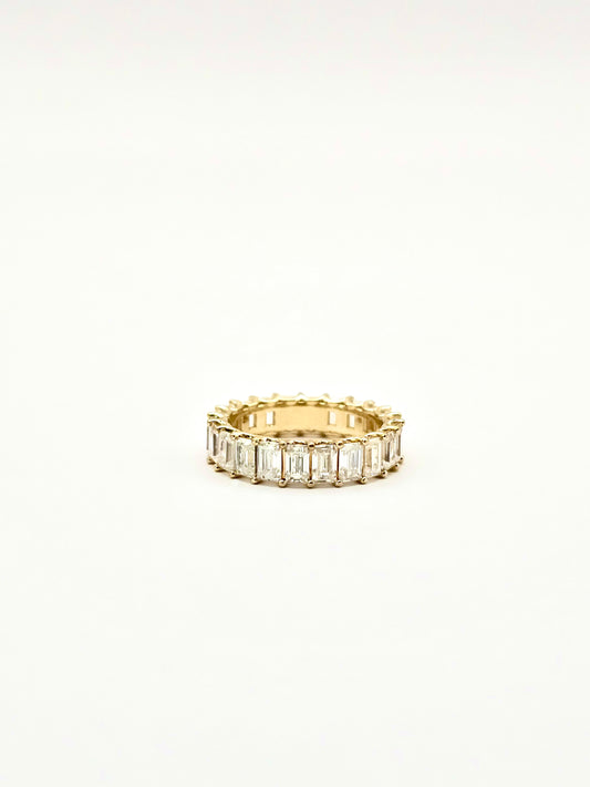 Baguette-cut Eternity Band