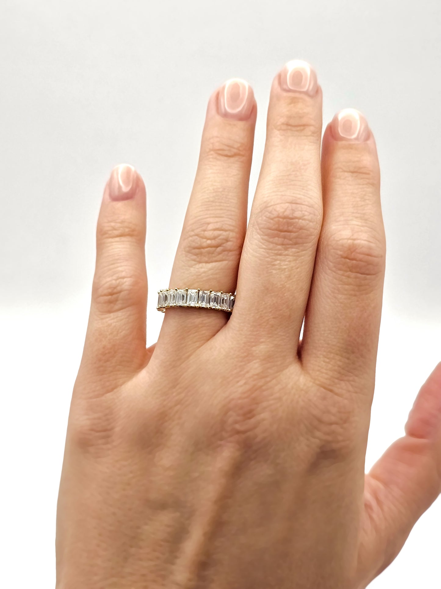 Baguette-cut Eternity Band